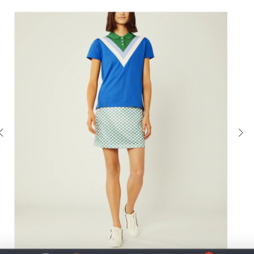 Tory Sport Performance Printed Golf Skirt Skort